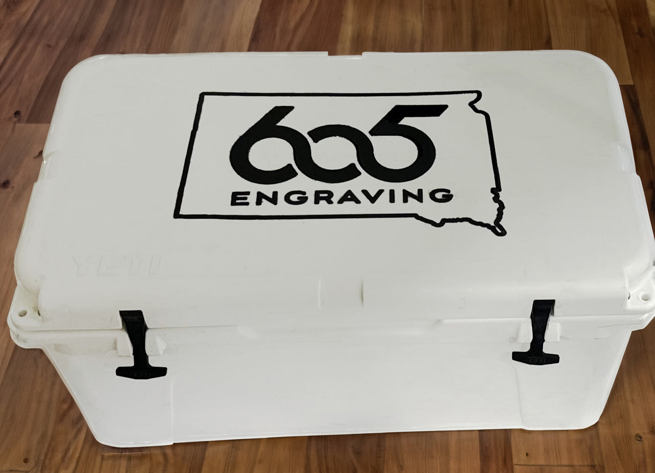 Cooler Lid Engraving